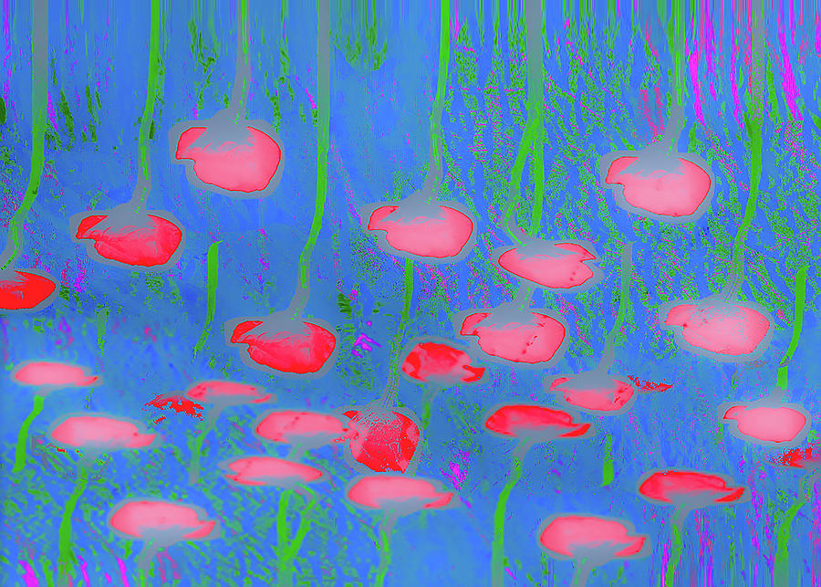 Flowers Meadow Digital Art by Alexandra Vusir