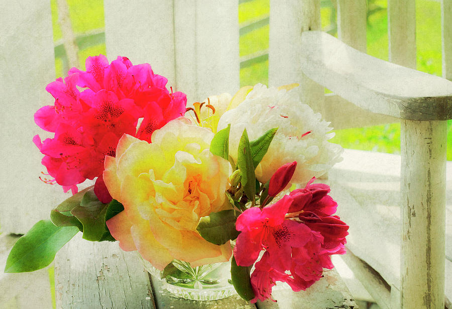 Flowers on the Porch by SL Ernst Flowers on the Porch by SL Ernst