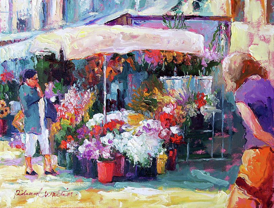 Flowers Painting by Richard Wallich - Fine Art America