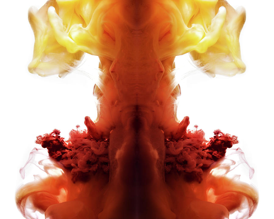 Flowing and Fiery Abstract Photograph by Eugene Campbell