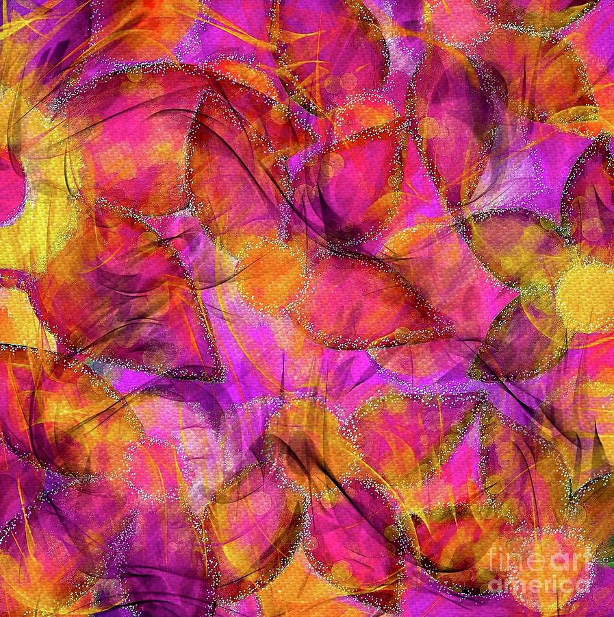 Flowing Florals Abstract Digital Art by Lauries Intuitive