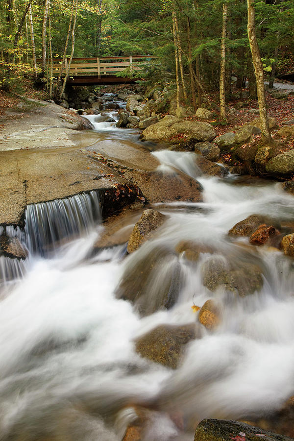 Flowing Water Cascade Or Waterfall Photograph by Adam Jones Fine Art