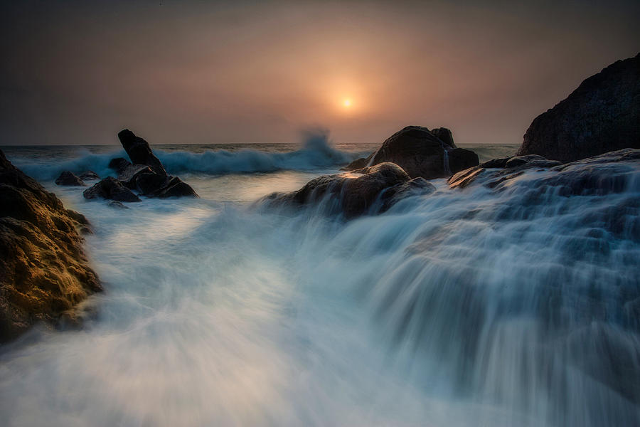 Flowing Waves Photograph by Takafumi Yamashita