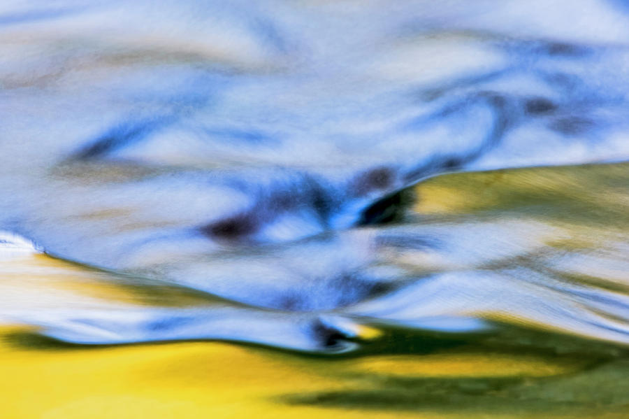 Flowing Water Abstract Detail Photograph by Heike Odermatt