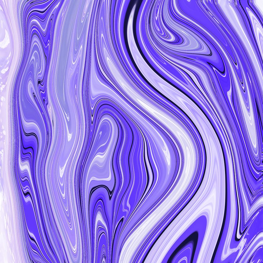 Fluid Painting Wave Pattern Painting by Patricia Piotrak