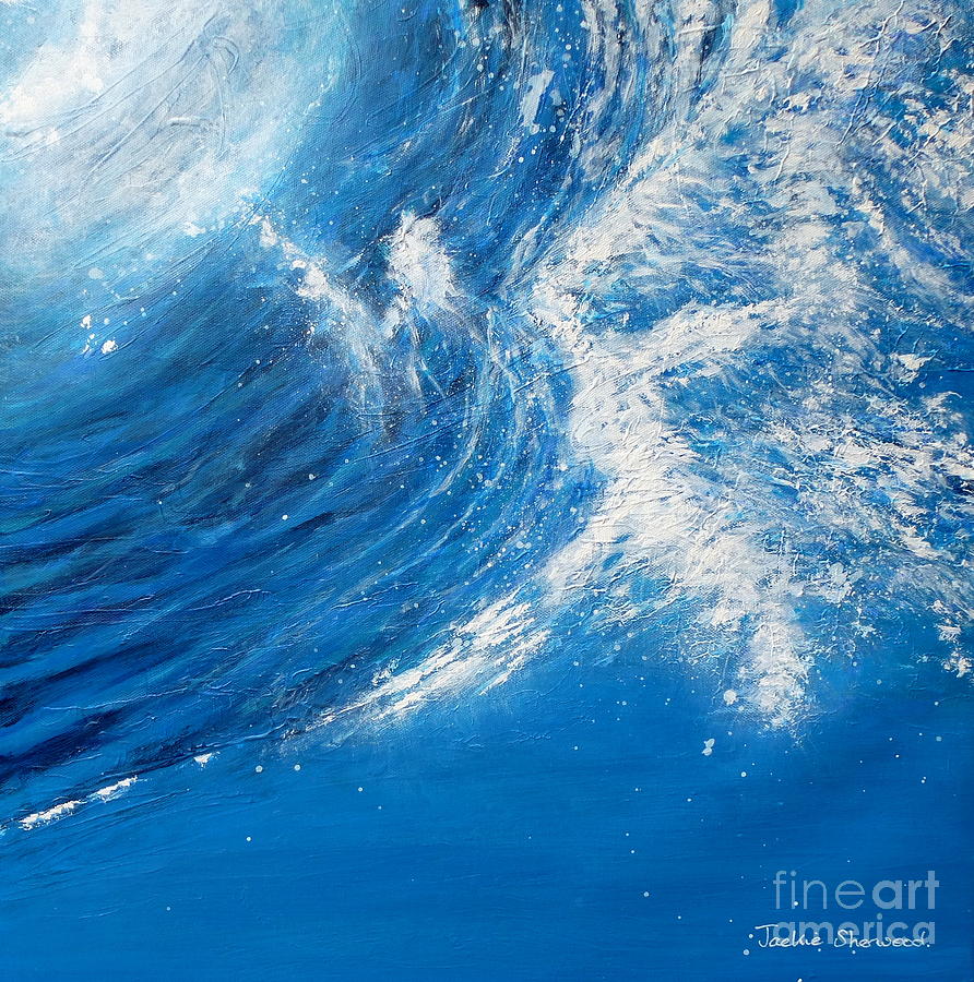 Fluidity Painting by Jackie Sherwood