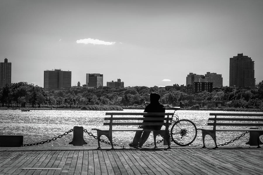 Flushing Meadows Park Queens NY BW Photograph by Chuck Kuhn
