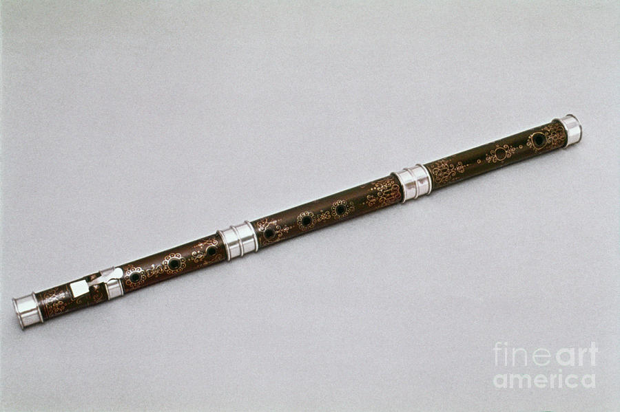 Flute, c1710 Photograph by Granger