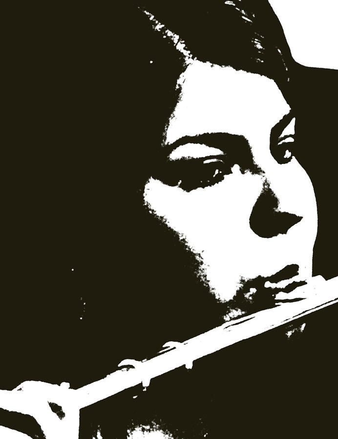 Fluteplayer Photograph by Jessica Levant