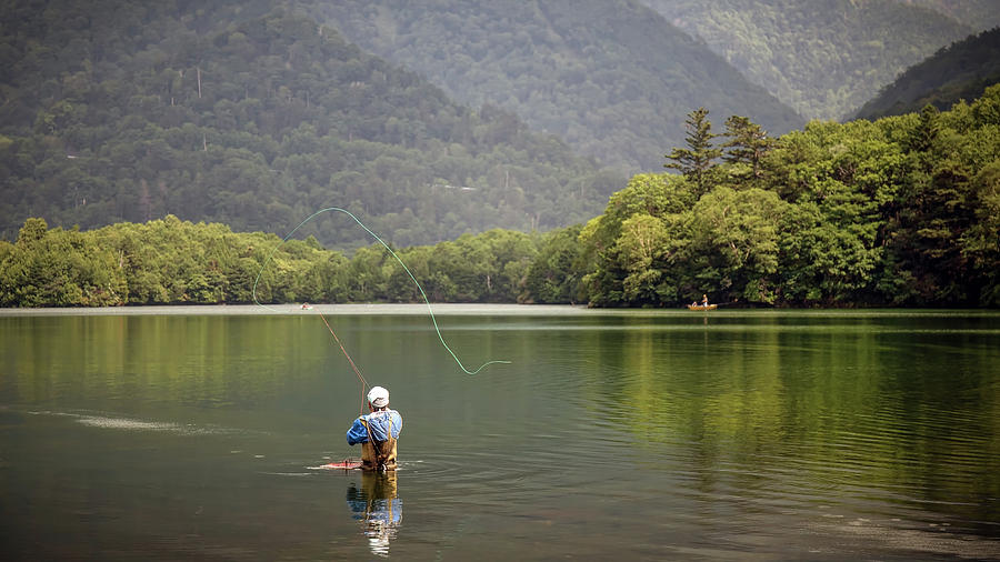 Fly Fishing Photograph by Bill Chizek