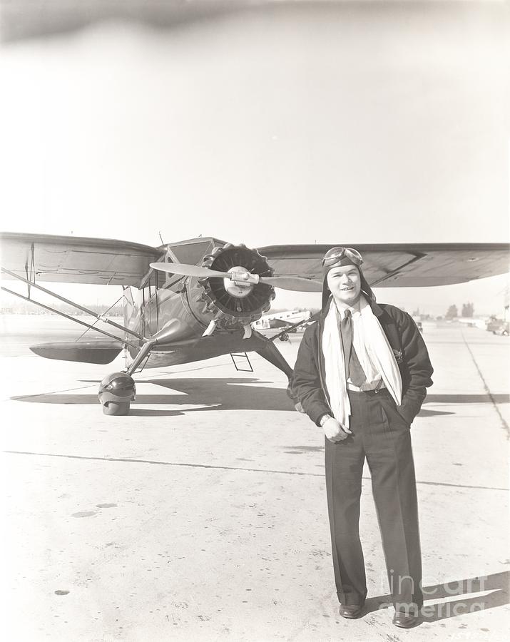 1940s Photograph - Fly Guy by Everett Collection 1940s Photograph - Fly Guy by Everett Collection