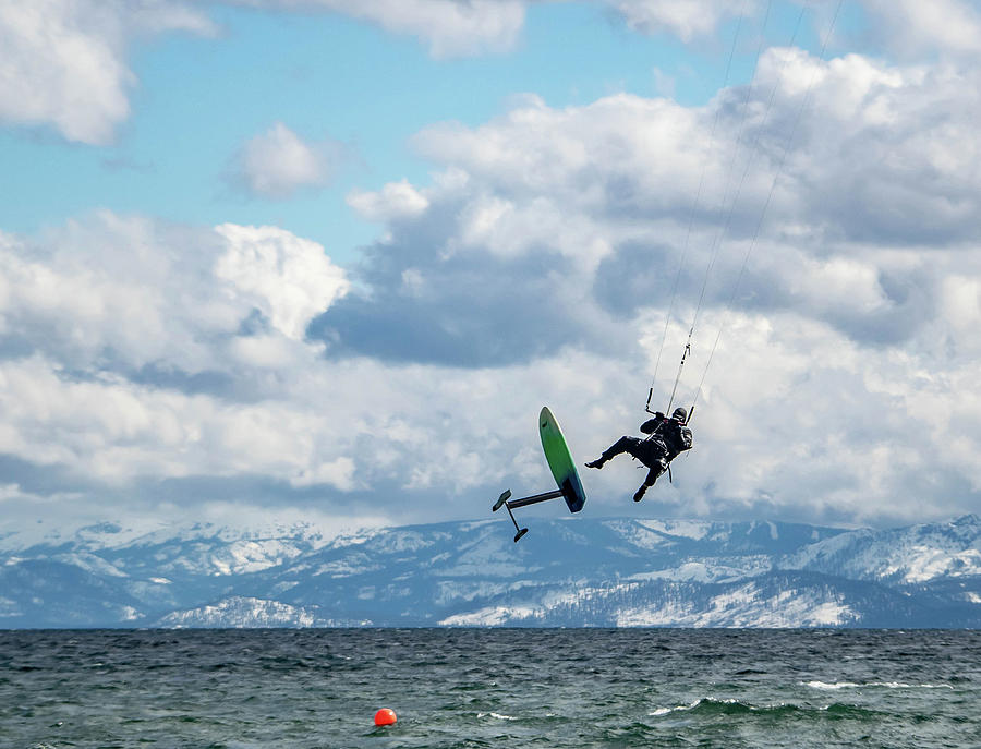 Fly lake Tahoe Photograph by Martin Gollery