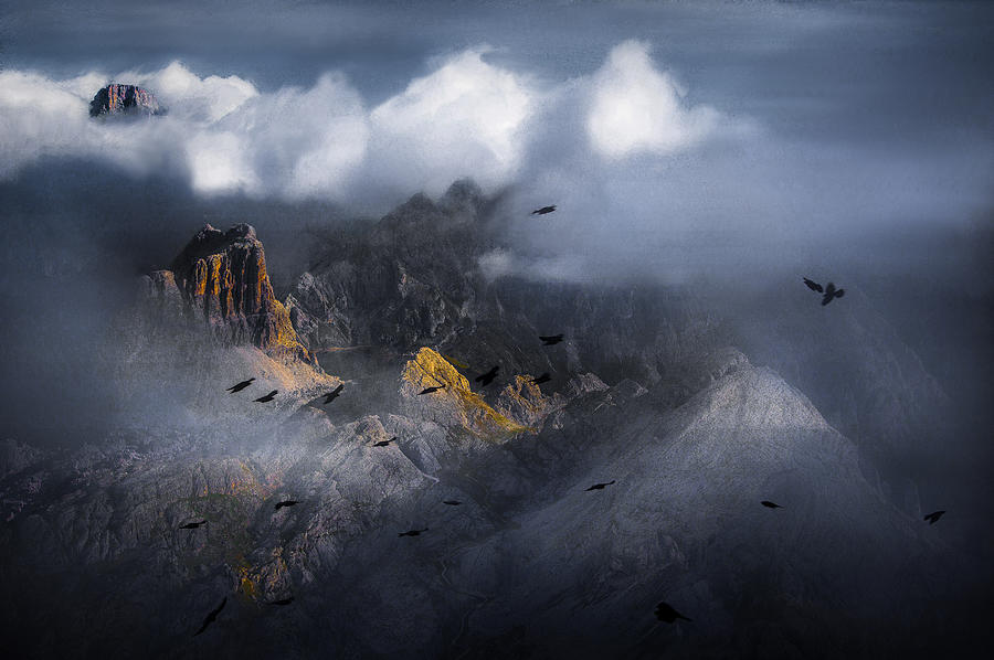 Fly Over The Peaks Photograph by Alessandro Traverso