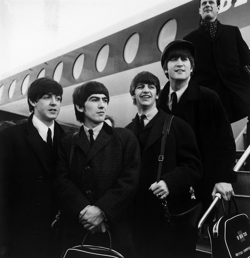 Flying Beatles Photograph by Evening Standard