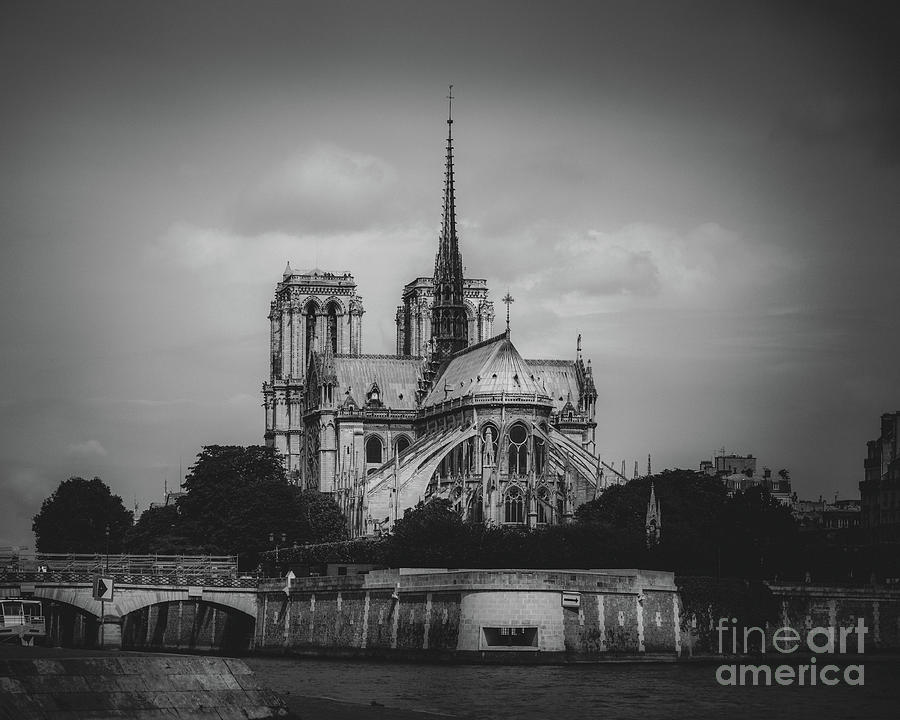 Flying Buttresses on Notre Dame, Paris 2016 Photograph by Liesl Walsh