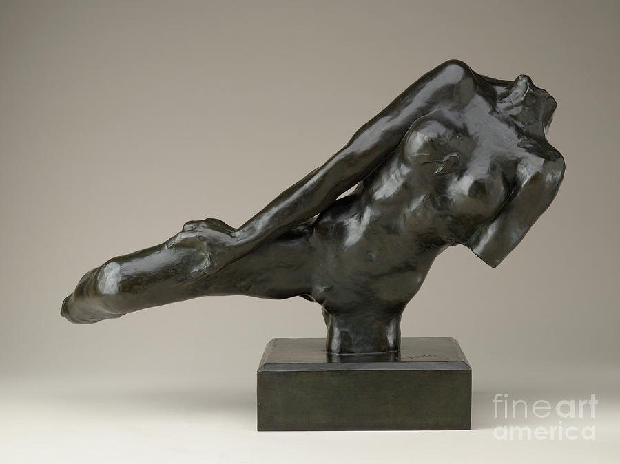 Auguste Rodin Sculpture - Flying Figure By Rodin by Auguste Rodin