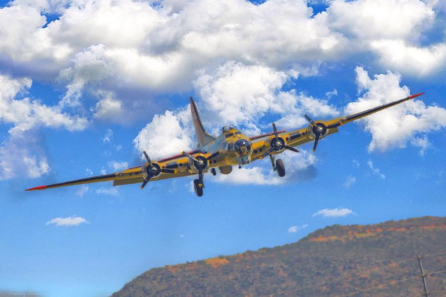 Flying Fortress on Final Photograph by Tommy Anderson