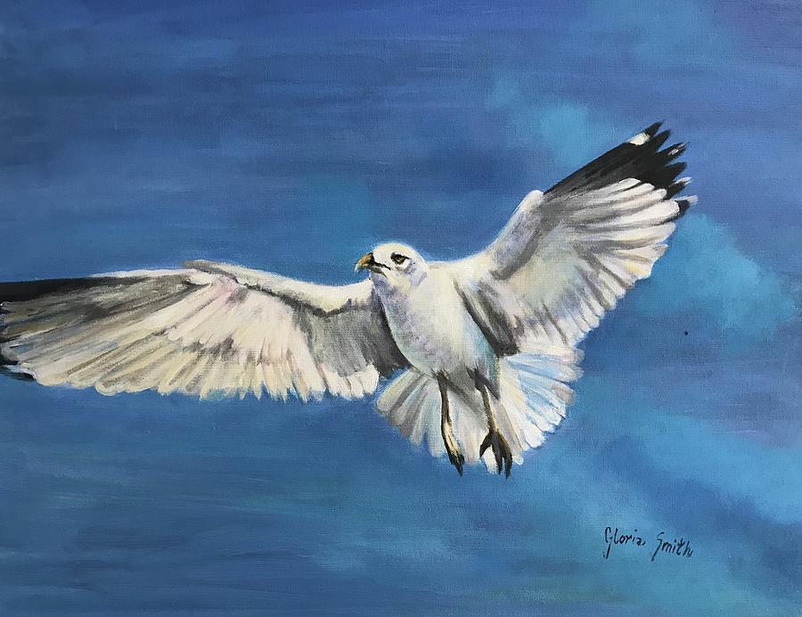 Flying High  Painting by Gloria Smith