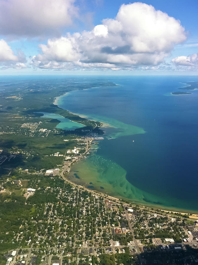 Grand Traverse Commons Photo Print, Building 50, Drone, Aerial, Northern Michigan, Traverse City, Wall Art, online Pure Michigan, TCMI, NOMI