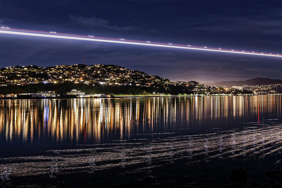 Flying into Wellington by Werner Kaffl Flying into Wellington by Werner Kaffl