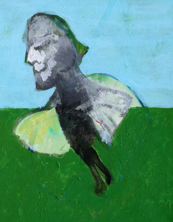 Flying man Painting by Edgeworth Johnstone