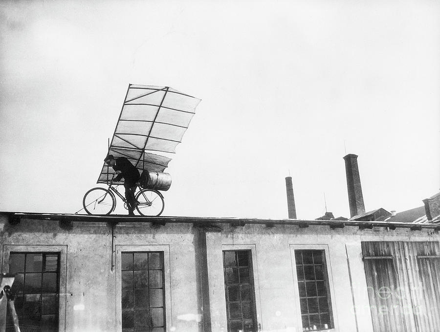 Flying Rocket Bicycle Photograph by Bettmann