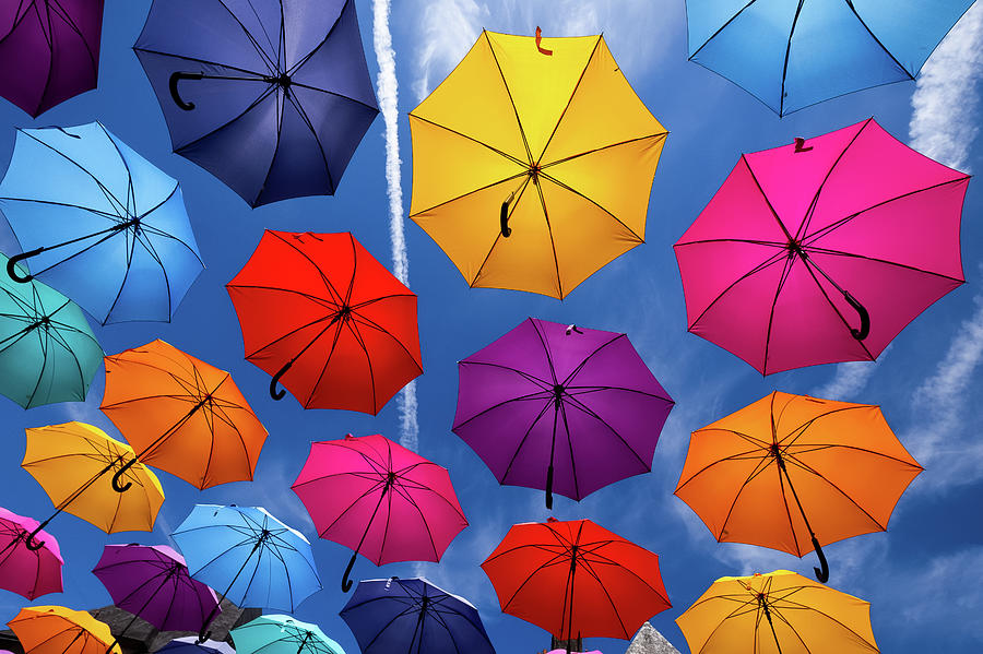 Flying Umbrellas I by Peter OReilly Flying Umbrellas I by Peter OReilly
