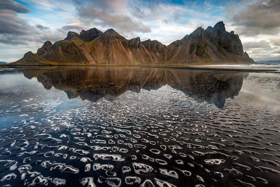 Mountain Photograph - Foam Pebbles by Simon Gelfand