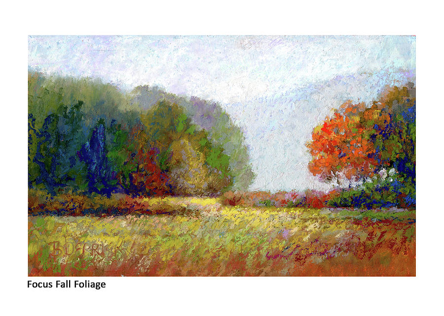 Focus Fall Foliage IX Painting by Betsy Derrick