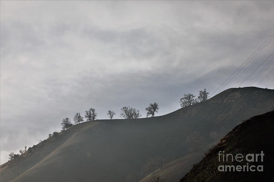 Fog Clouds Surround Foothills California  Photograph by Chuck Kuhn