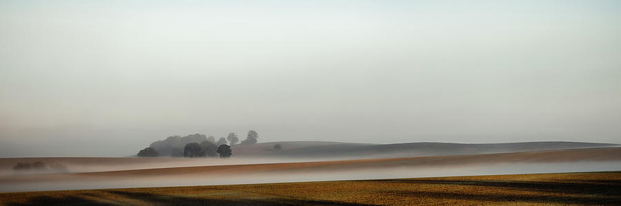 Fog in the Countryside Photograph by Don Schwartz