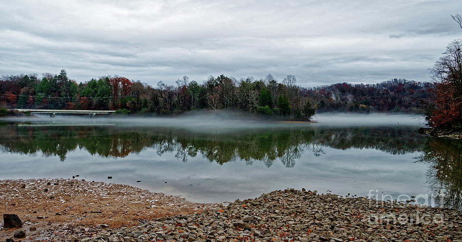 Fog On The Water Photograph by Paul Mashburn