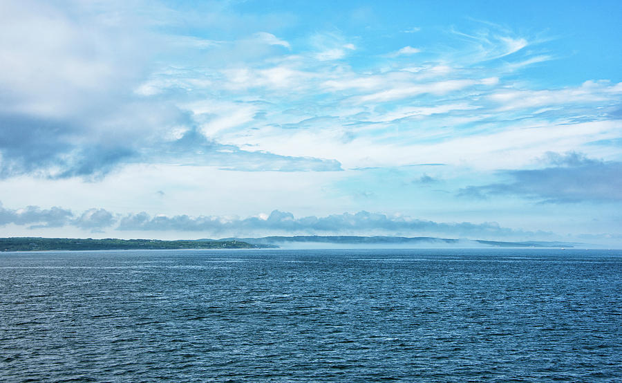 Vineyard Sound Photograph - Fog Rolls In On Marthas Vineyard by Brendan Reals Vineyard Sound Photograph - Fog Rolls In On Marthas Vineyard by Brendan Reals