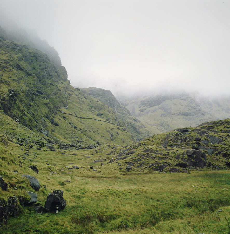 Fog Surrounding Green Mountains Photograph by Danielle D. Hughson