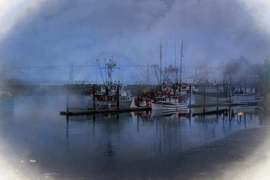 Foggy Bay Town Photograph by Bill Posner