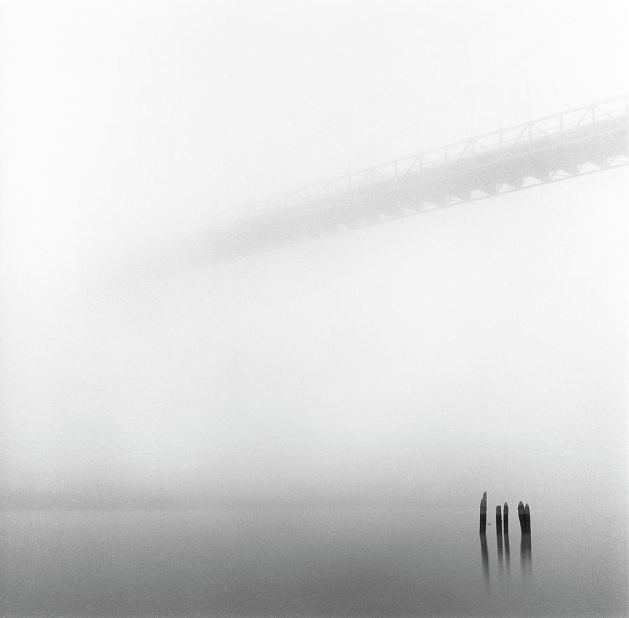Foggy Bridge Photograph by Zeb Andrews