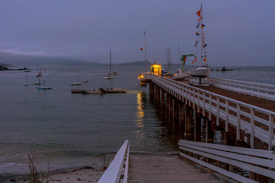 Foggy Evening At Stillwater Cove Photograph