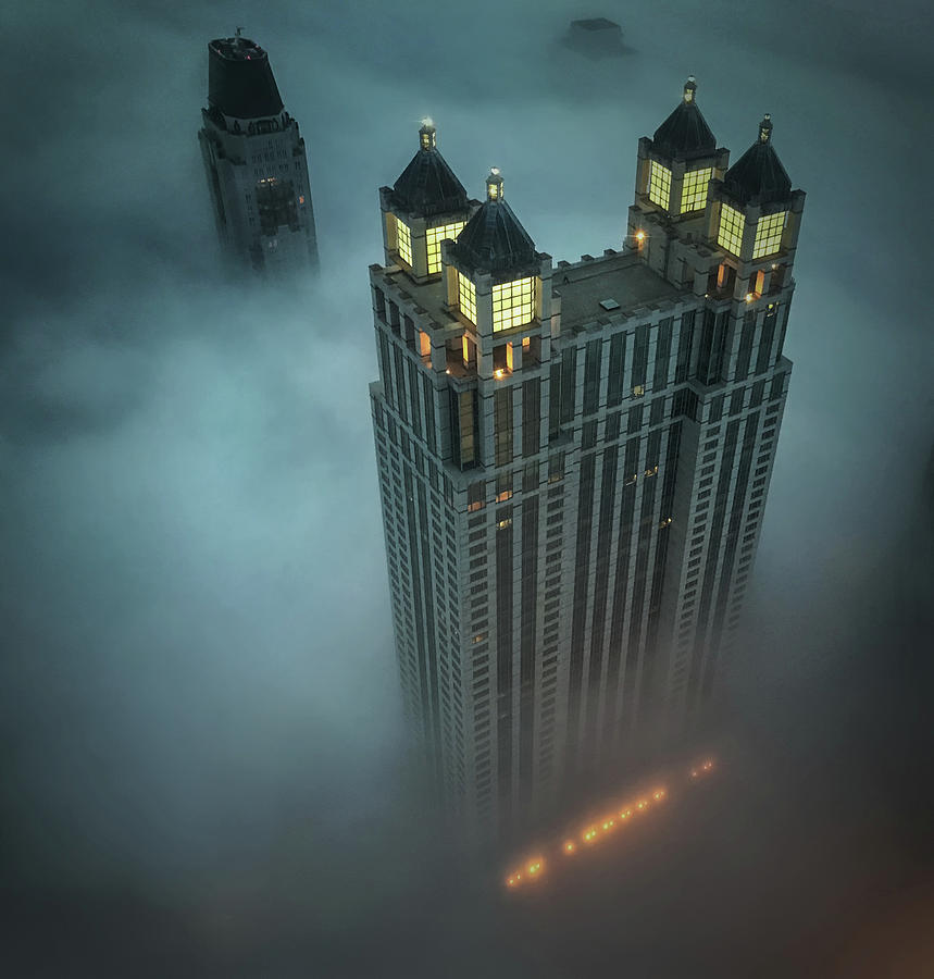 Chicago Photograph - Foggy Evening by Robert Storost