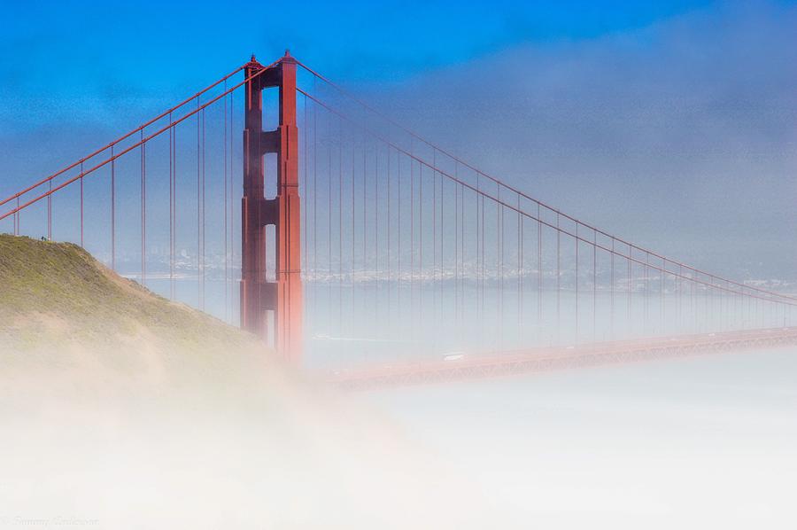 San Francisco Photograph - Foggy Gateway by Tommy Anderson