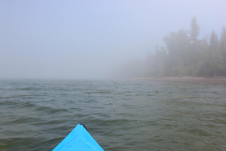 Foggy Kayak Photograph