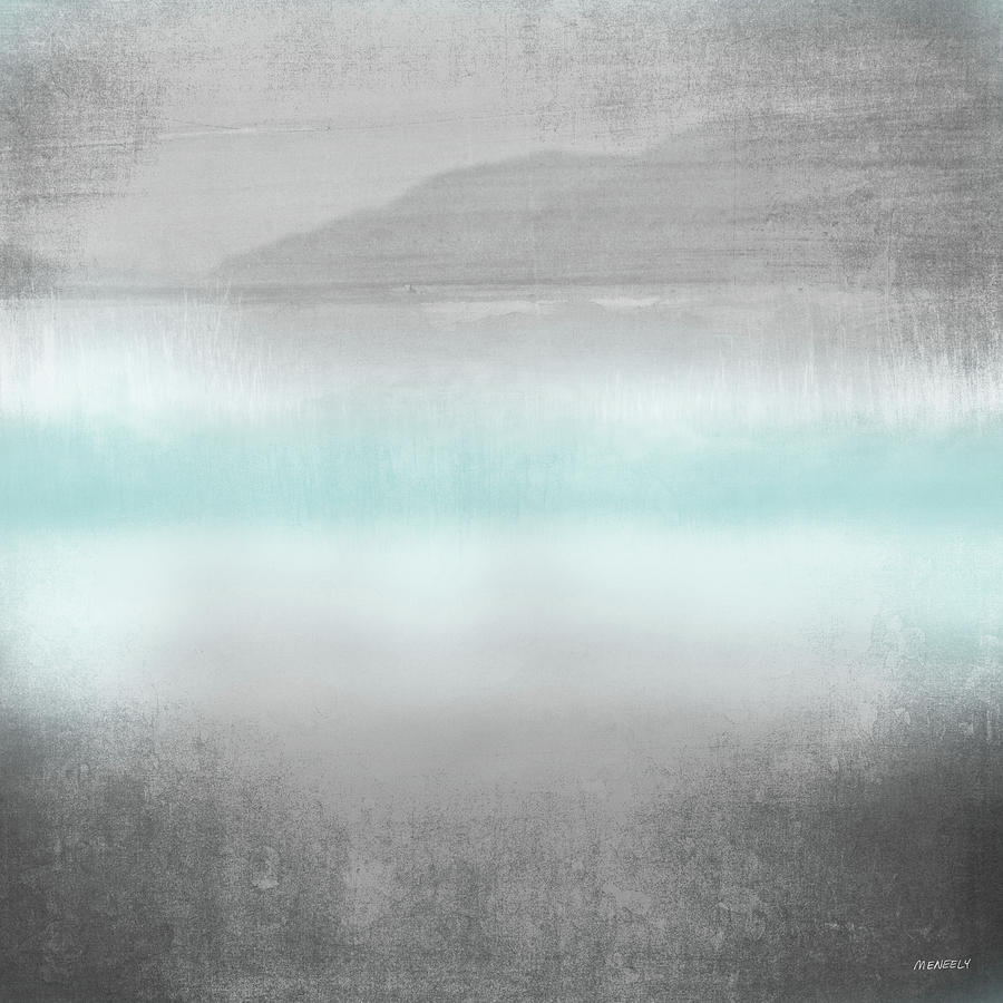 Loon Painting - Foggy Loon Lake I by Dan Meneely