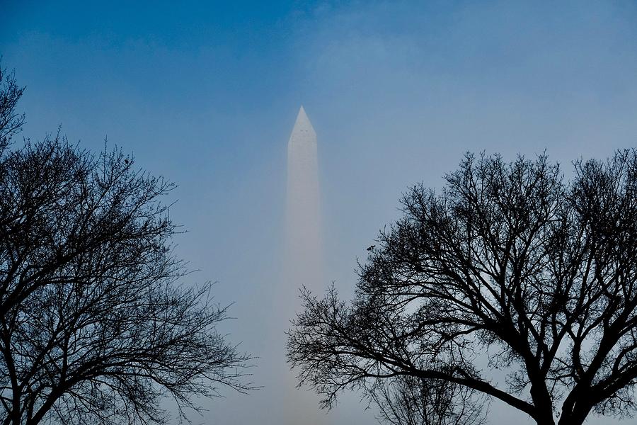 Foggy Morning In Washington, Dc Photograph by The Washington Post