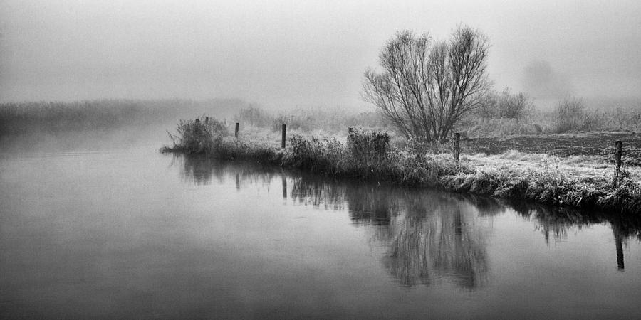 Foggy River Photograph by Leif Løndal Foggy River Photograph by Leif Løndal
