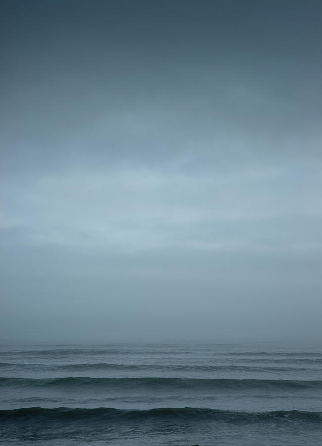 Foggy Shore Photograph by Chgr