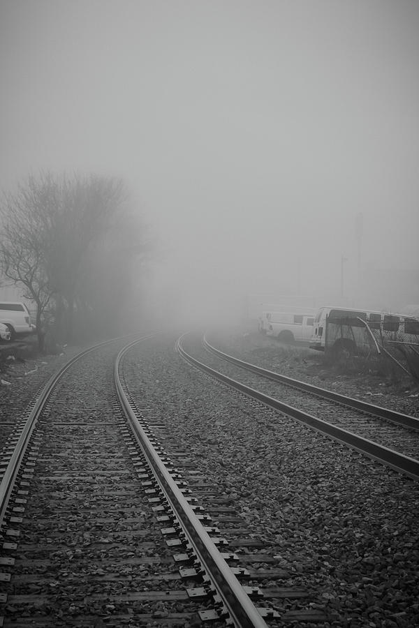 Foggy Tracks Photograph