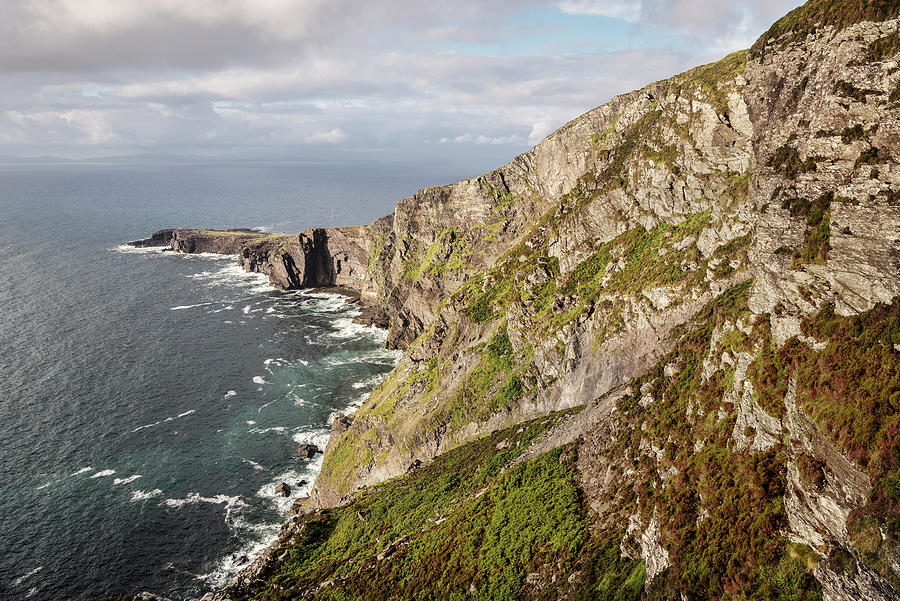 Fogher Cliffs, Valentia Island, County Kerry, Ireland, Wild Atlantic Way, Europe Photograph by Gnther Bayerl