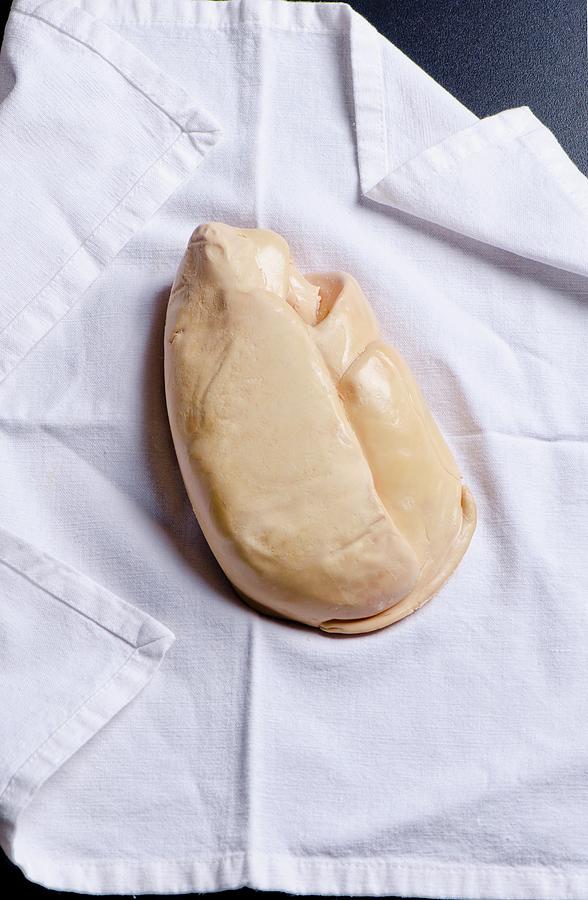 Foie Gras On A Linen Cloth Photograph by Jamie Watson