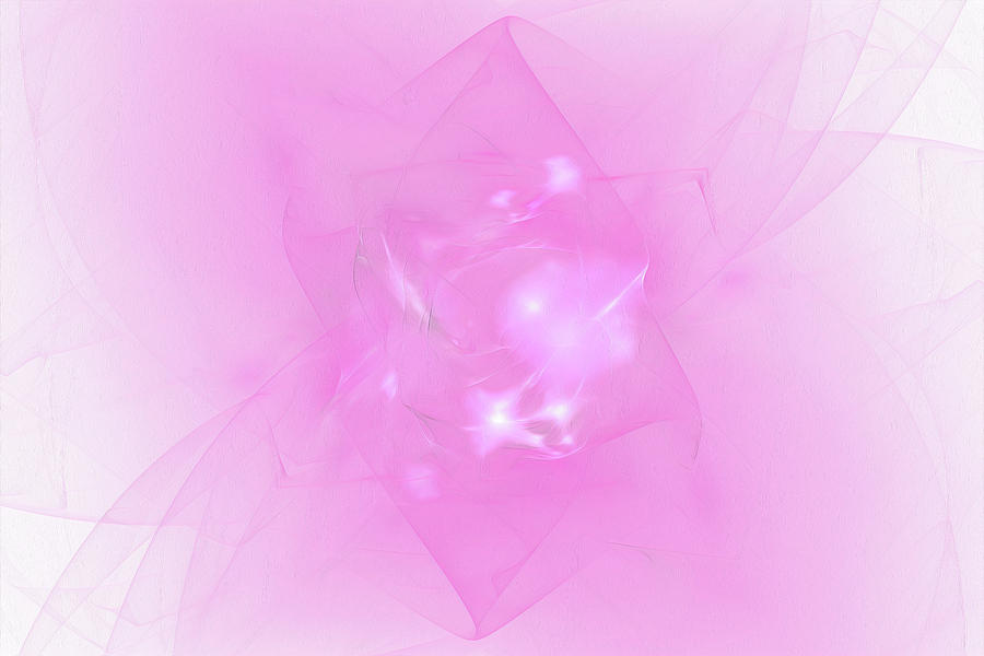 Folds in Pink Digital Art by Brandi Untz