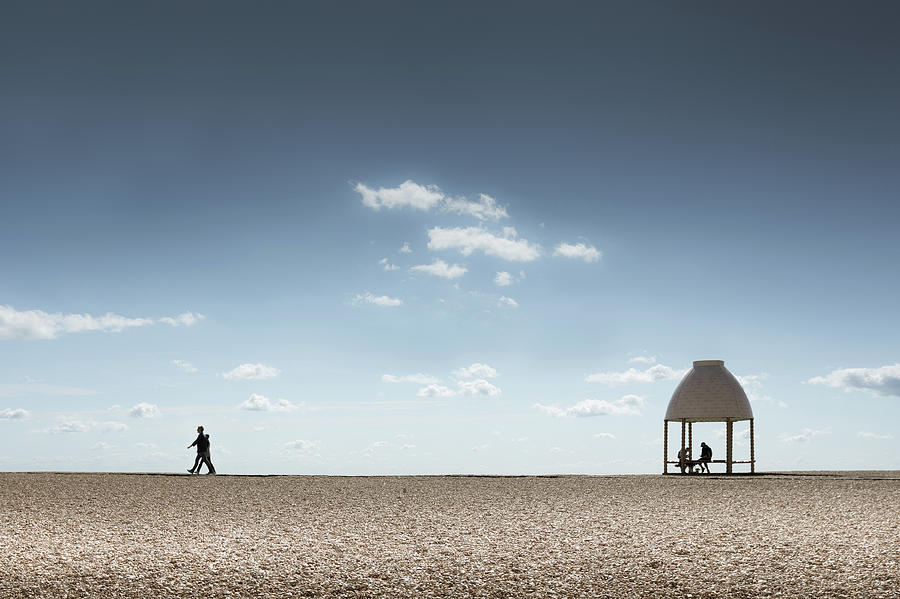 Landscape Photograph - Folkestone Beach Dome by Ian Hufton