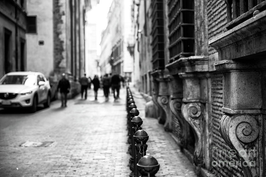 Follow the Line in Roma Photograph by John Rizzuto
